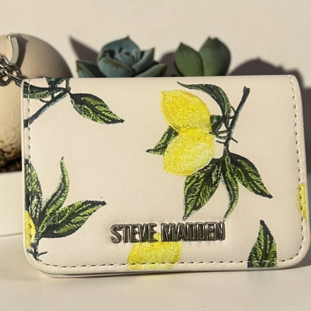 Steve Madden Satchel Women's Yellow  Crossbody w/Lemon‎ Pouch BWEBBER-CC  Medium